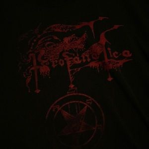 Rare Profanatica shirt with removed sleeves.
